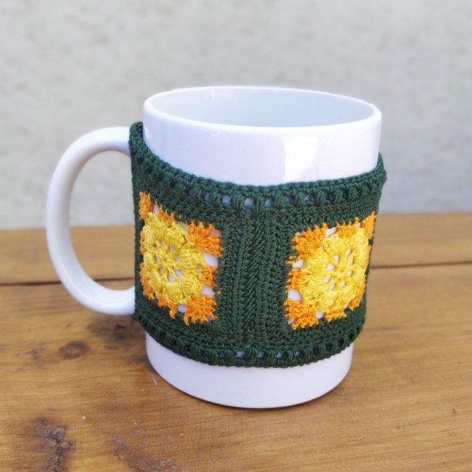 tour de mug vert jaune orange