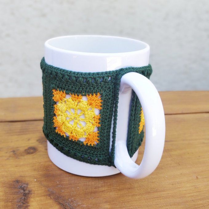 tour de mug vert jaune orange