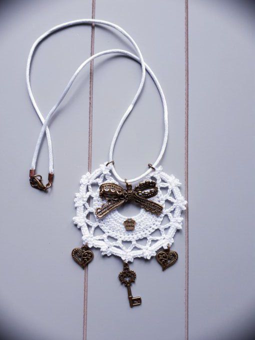 collier Bohème au crochet (1)