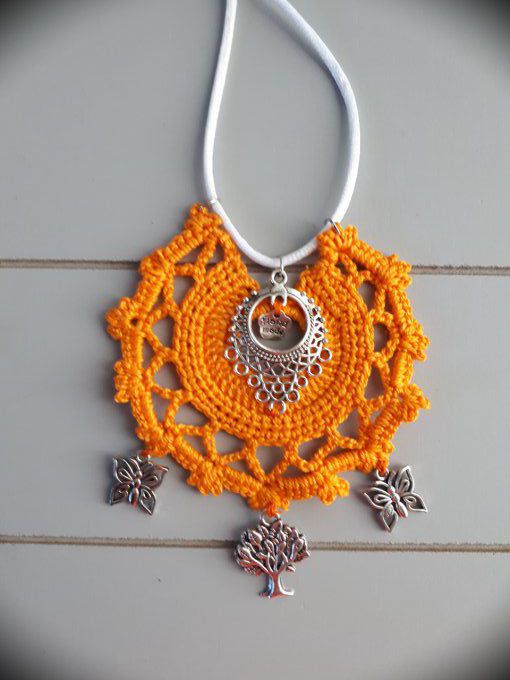 collier Bohème au crochet (3)